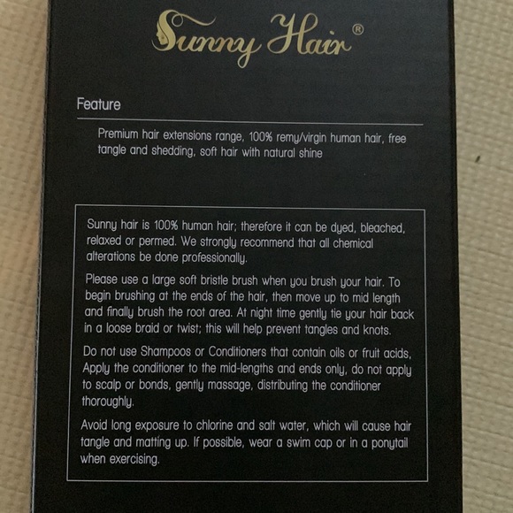 22 inch human hair extensions 7pcs 120g light brown with blonde highlights - Picture 14 of 14